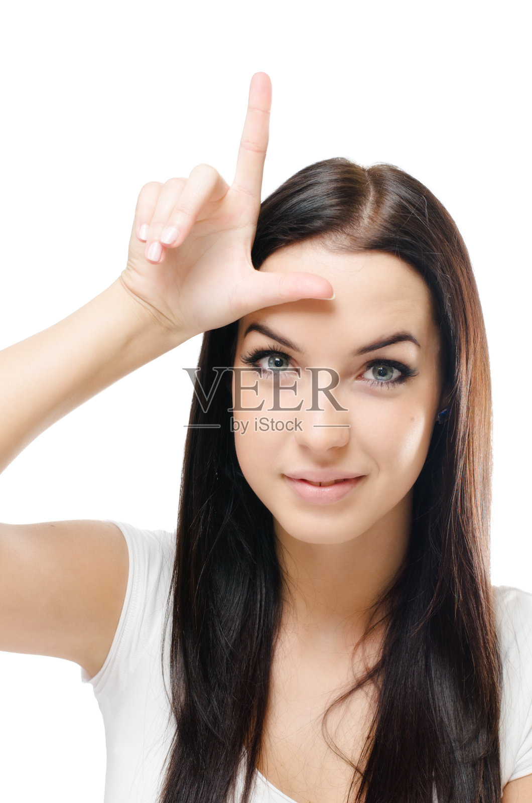 十几岁的女孩照片摄影图片