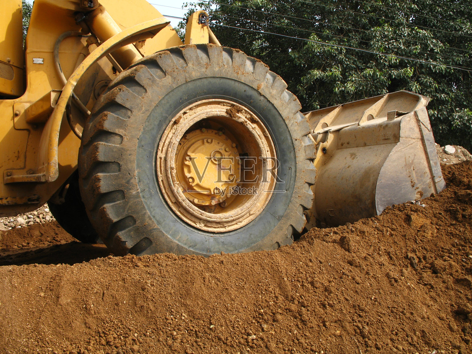 推土机照片摄影图片