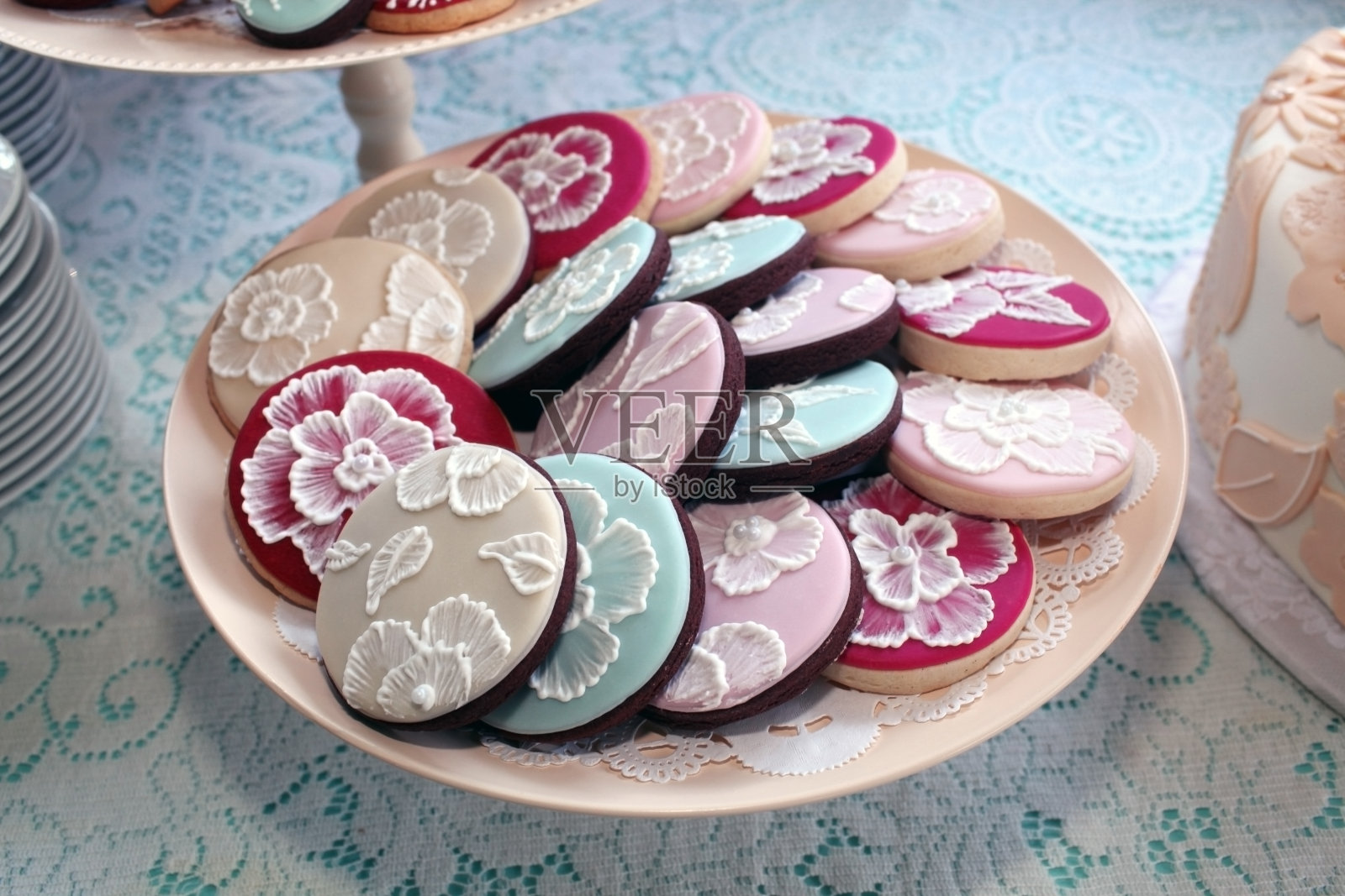 装饰饼干照片摄影图片