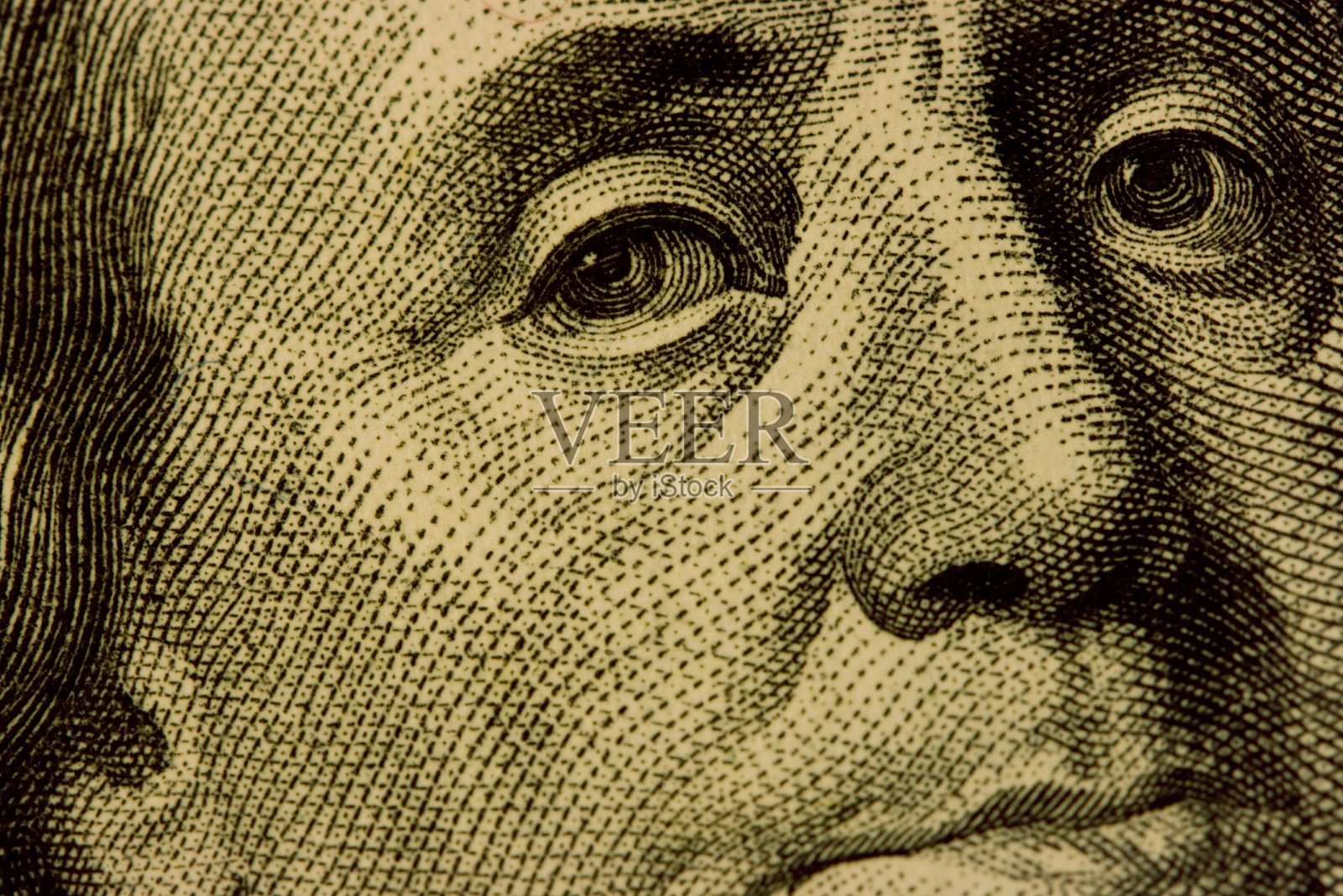 本杰明·富兰克林的特写照片摄影图片