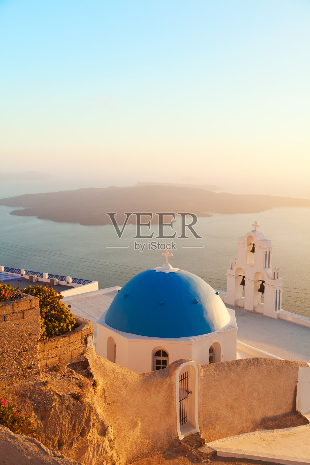 菲拉， 圣托里尼照片摄影图片