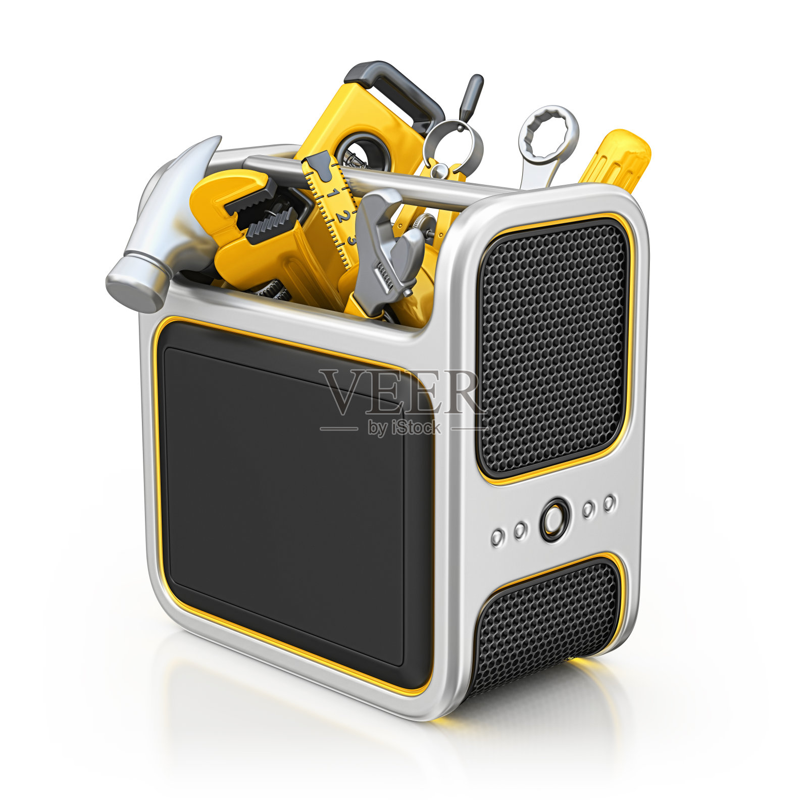 电脑的工具箱照片摄影图片