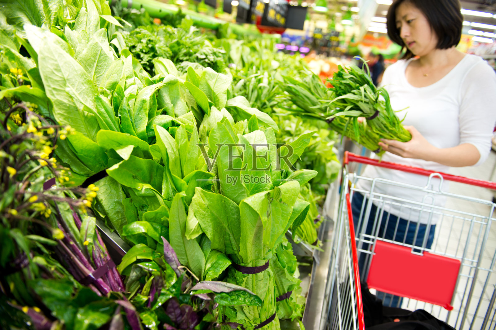 超市购物照片摄影图片