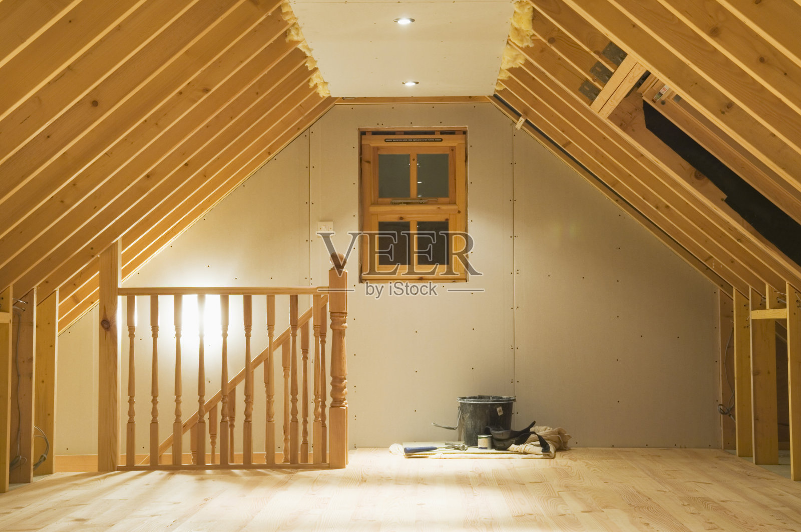 改造后的阁楼空间照片摄影图片