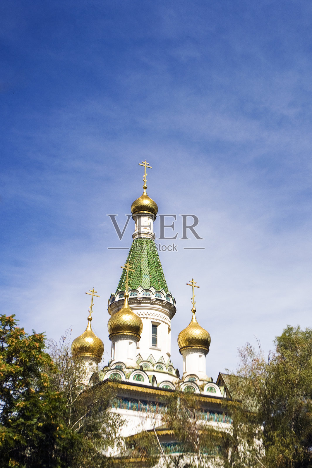 索非亚的俄罗斯教堂照片摄影图片