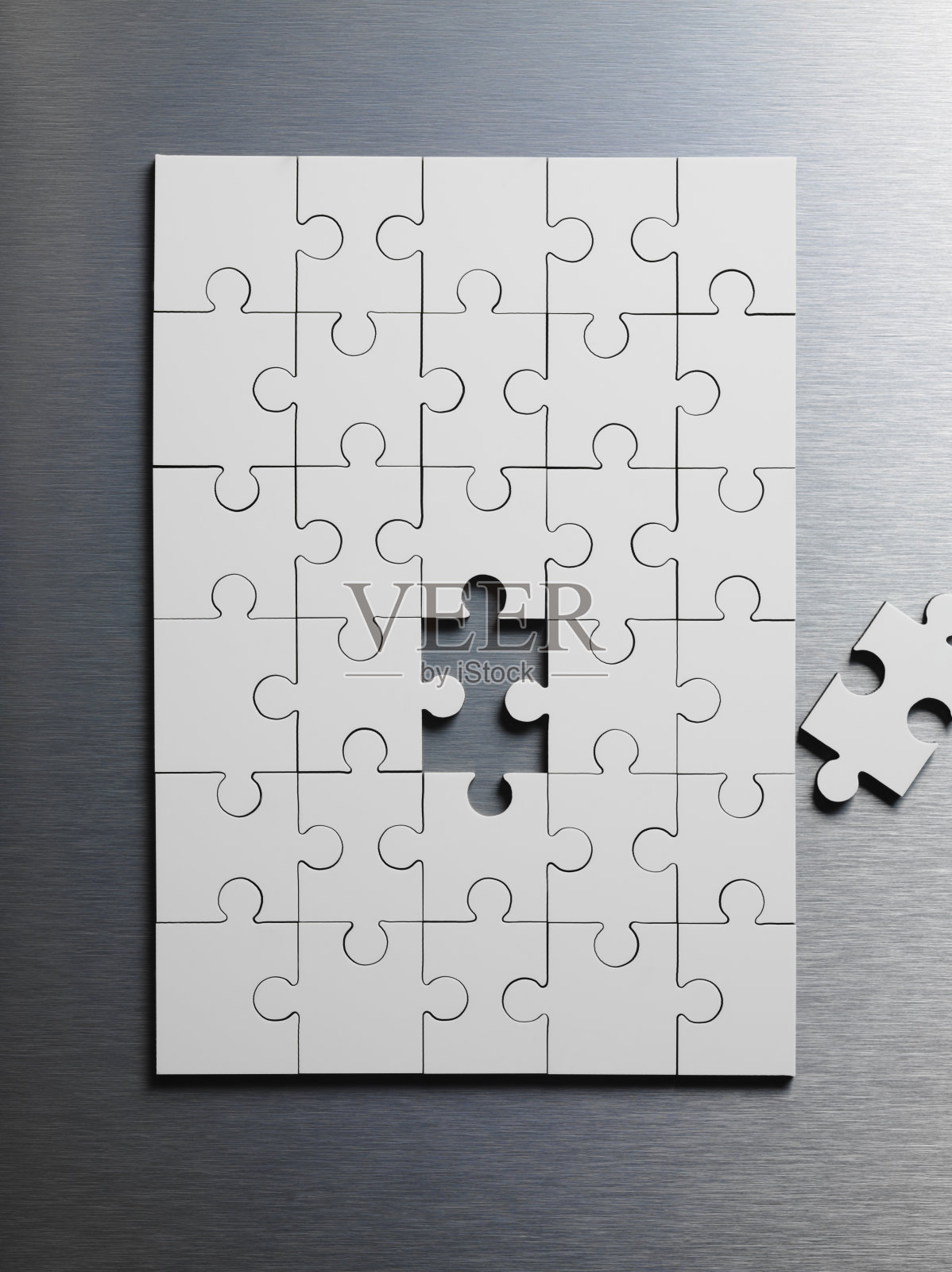 空白拼图照片摄影图片