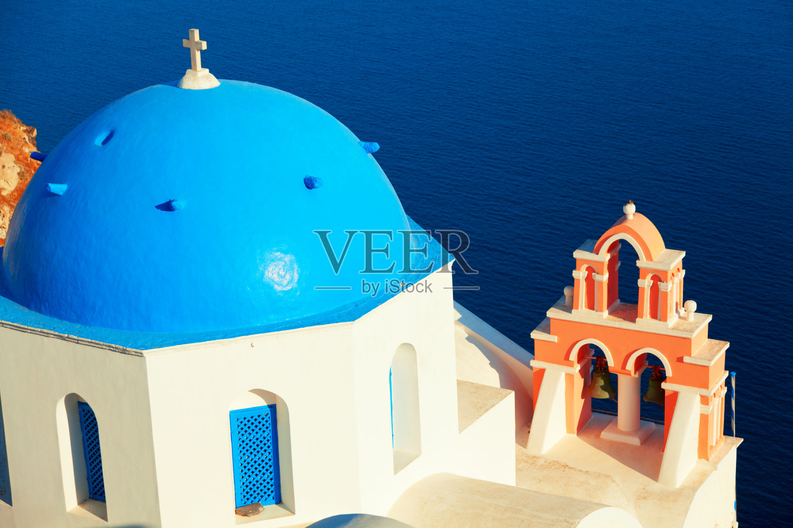 奥亚， 圣托里尼照片摄影图片