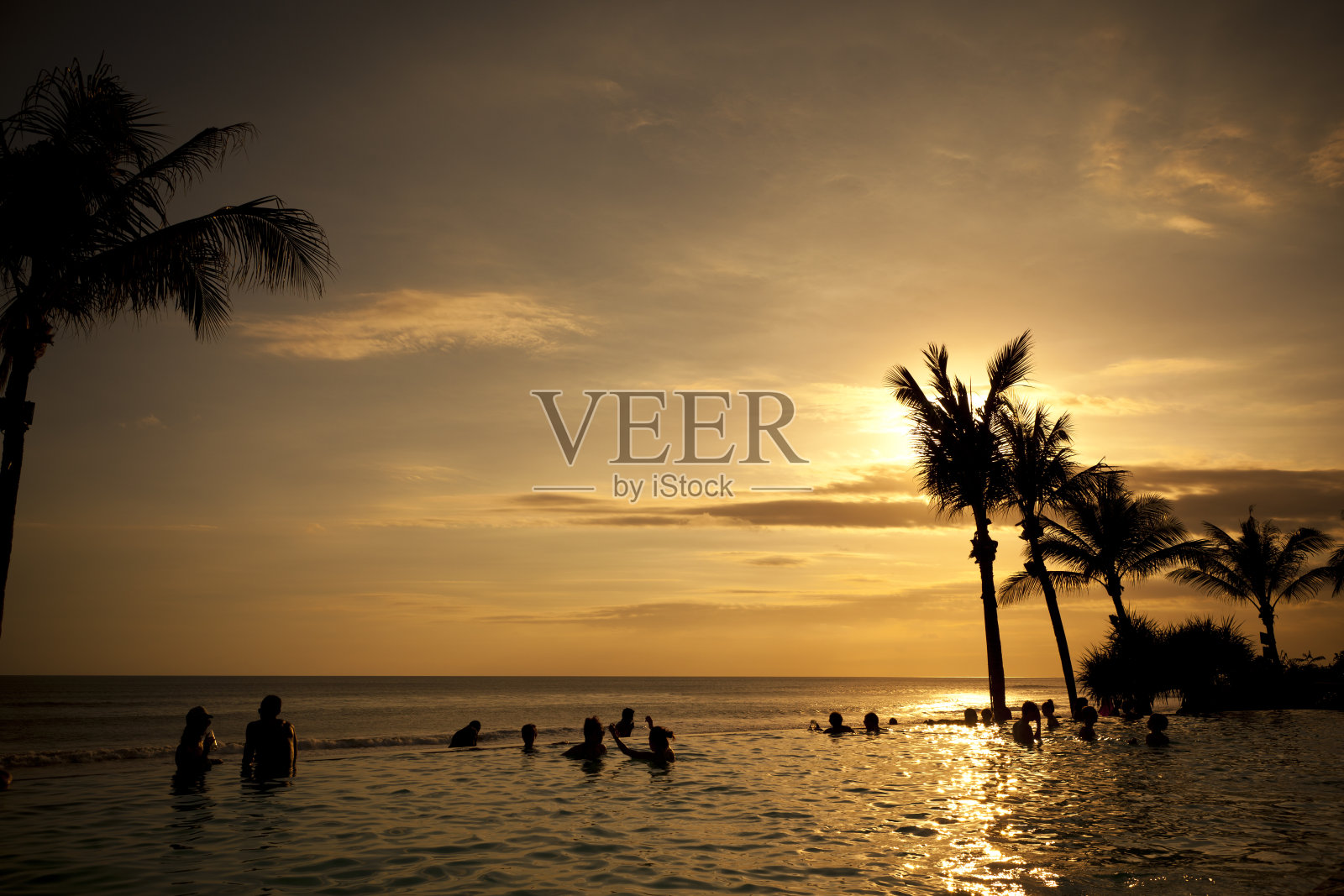 极地派对日落照片摄影图片