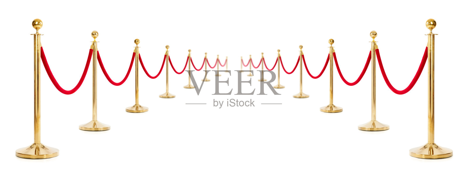 天鹅绒绳子孤立照片摄影图片