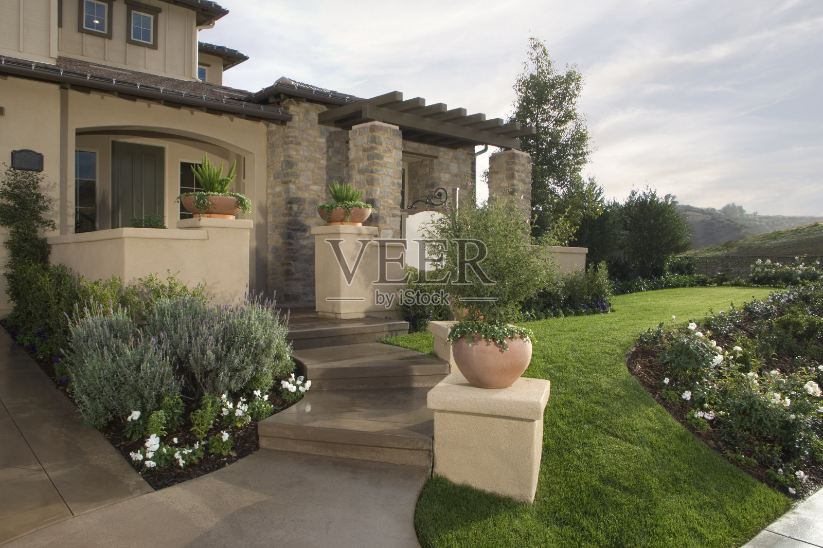 景观住宅外部家居设计照片摄影图片