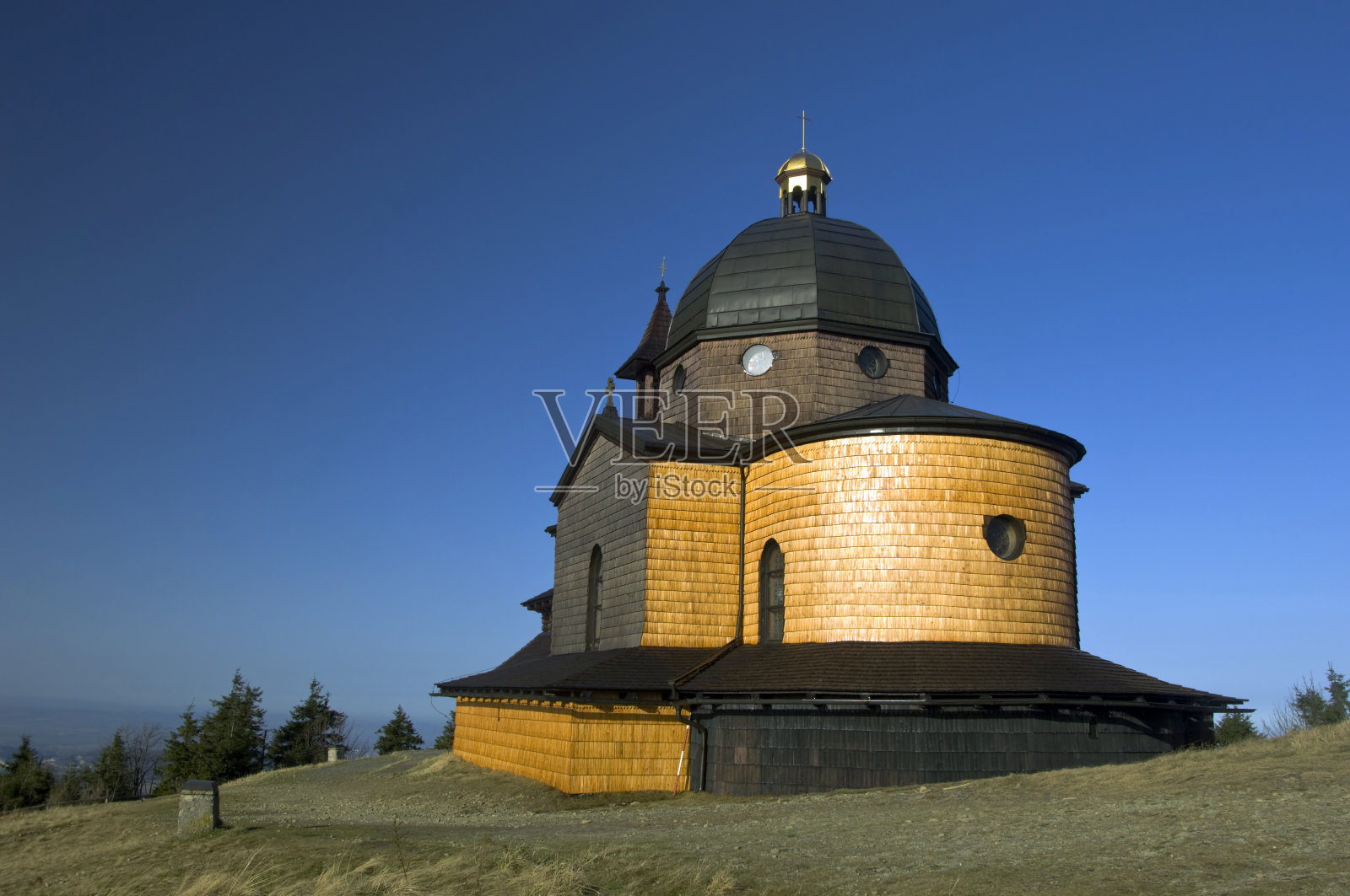 木教堂照片摄影图片