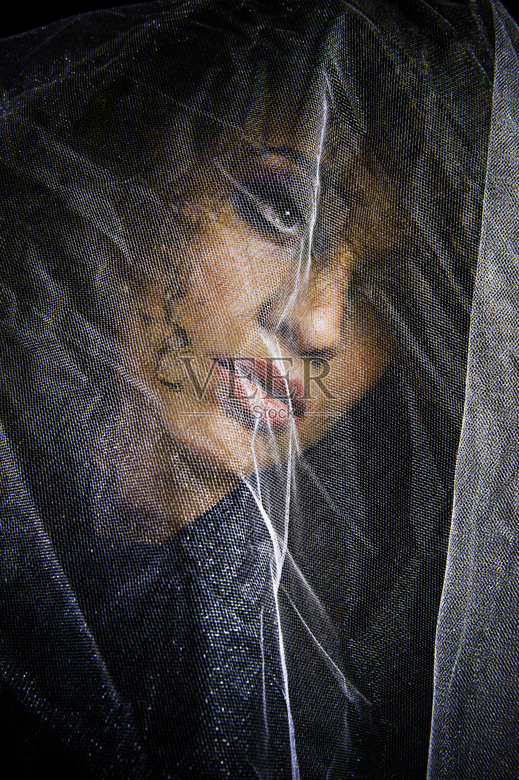 美丽的面纱照片摄影图片