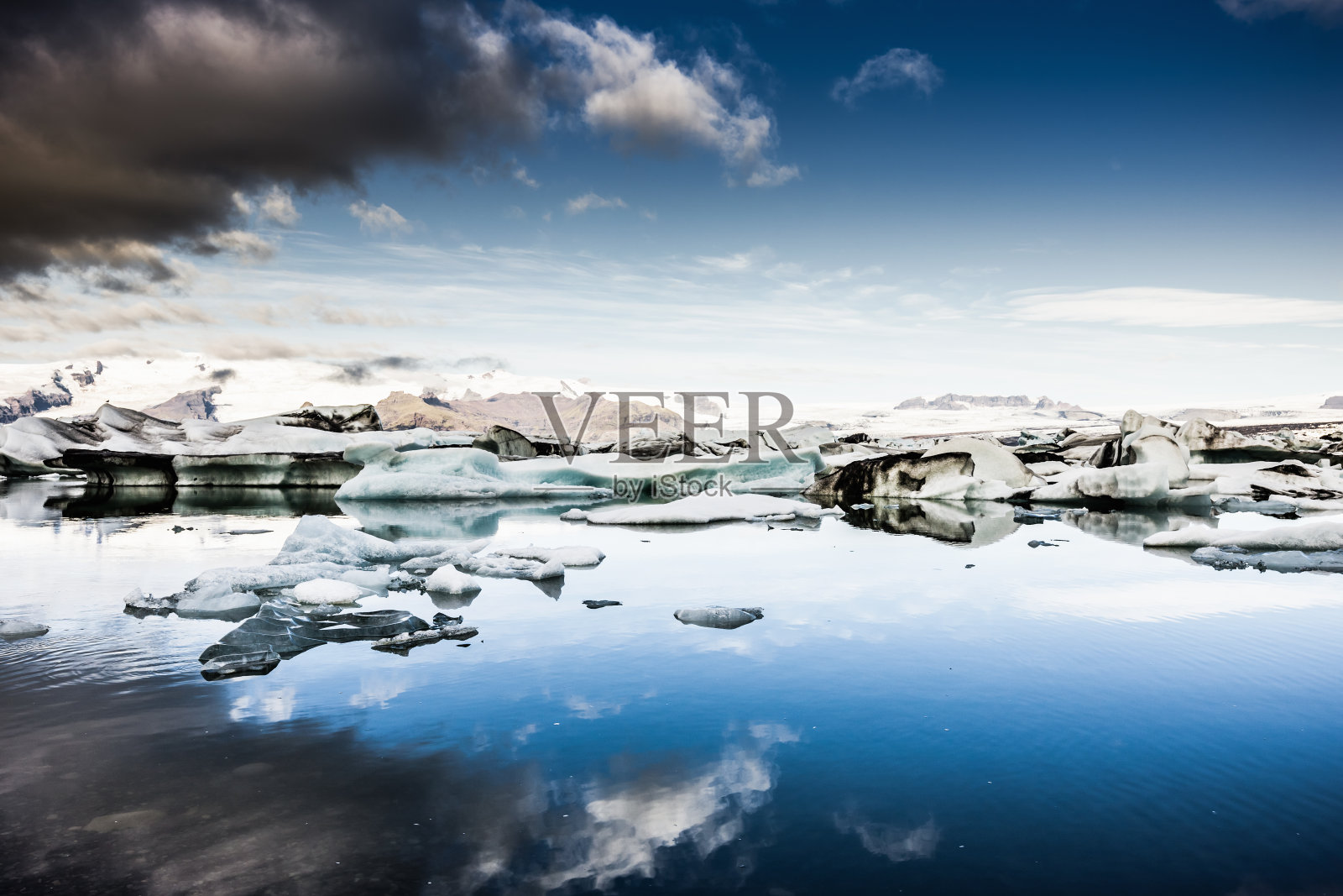 Jokulsarlon冰山、冰岛照片摄影图片