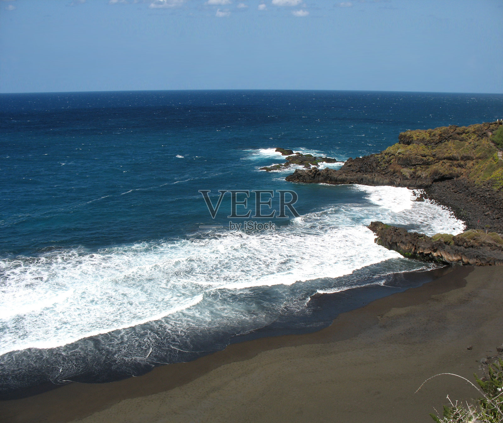火山沙滩照片摄影图片