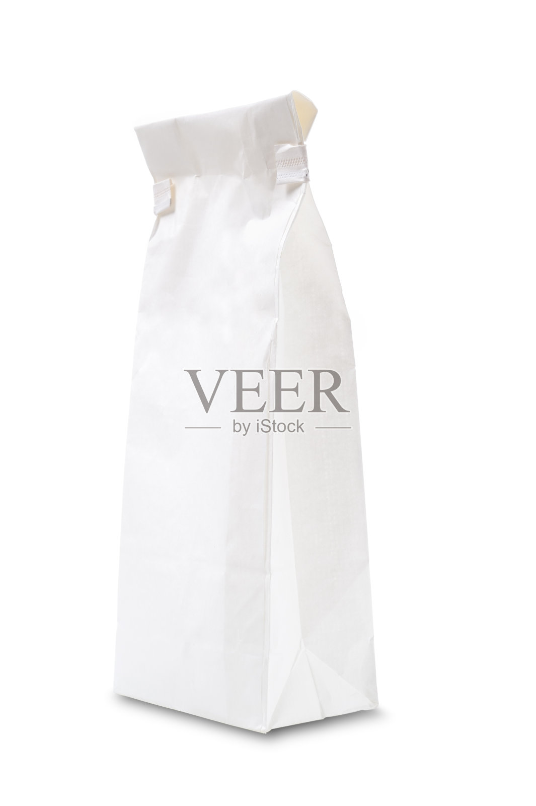 白色的纸袋照片摄影图片