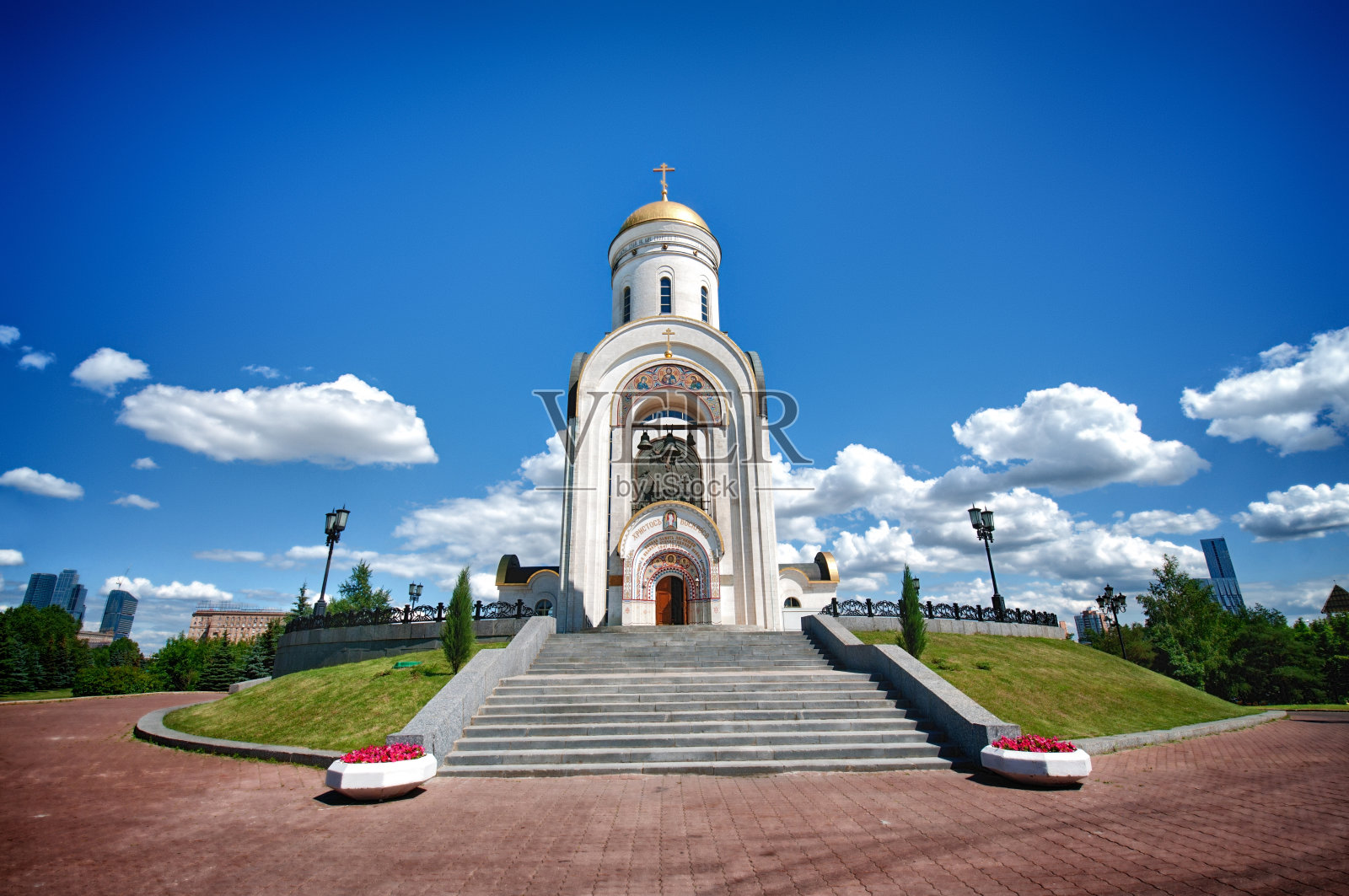 俄罗斯莫斯科的圣乔治教堂照片摄影图片