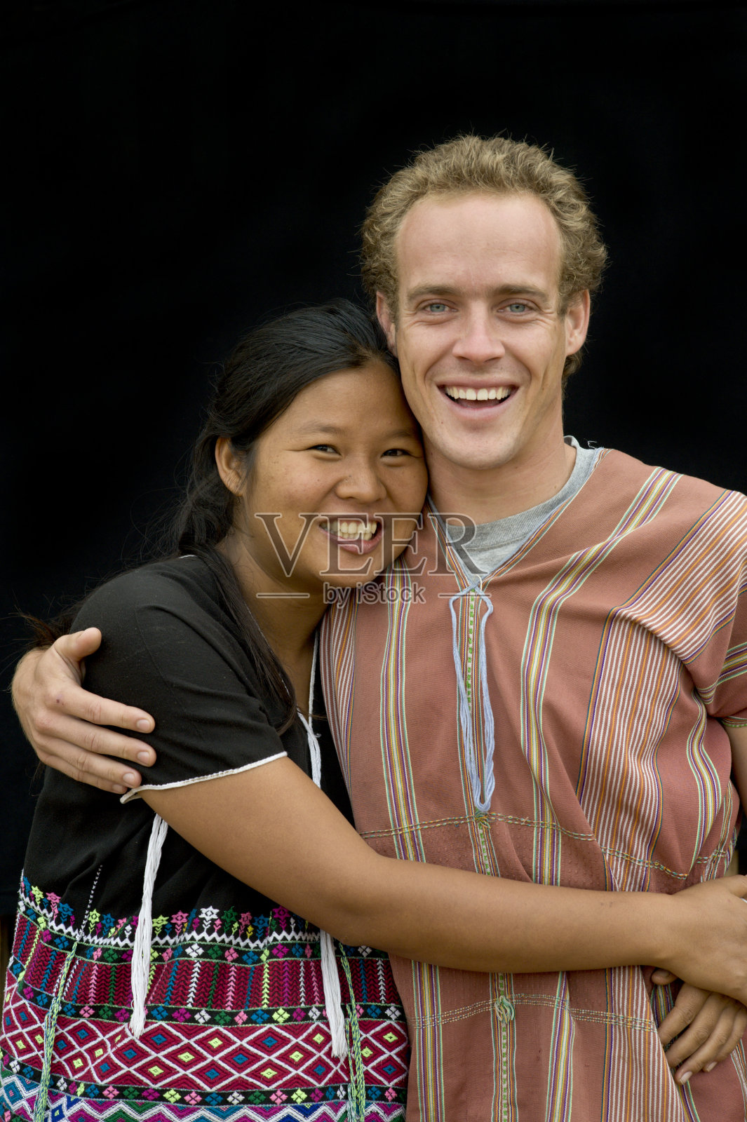 快乐的混血儿照片摄影图片