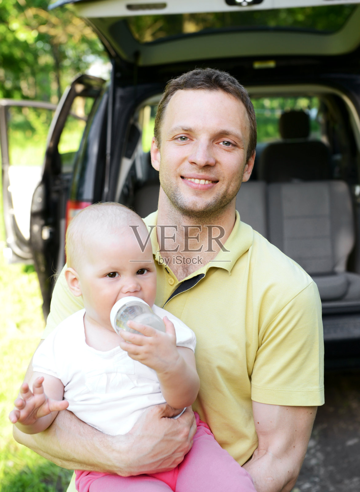 快乐的父亲照片摄影图片