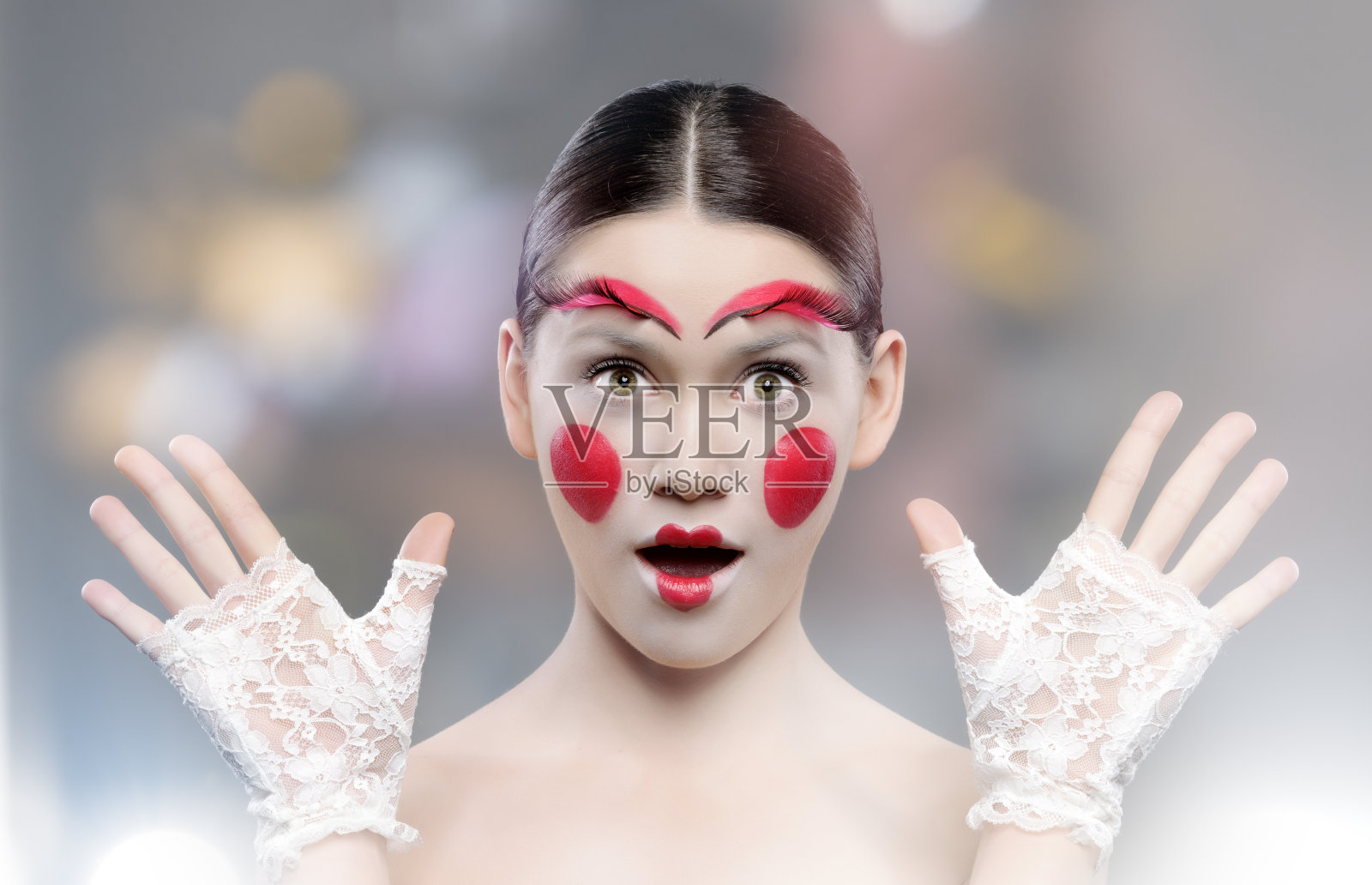 神奇的肖像照片摄影图片