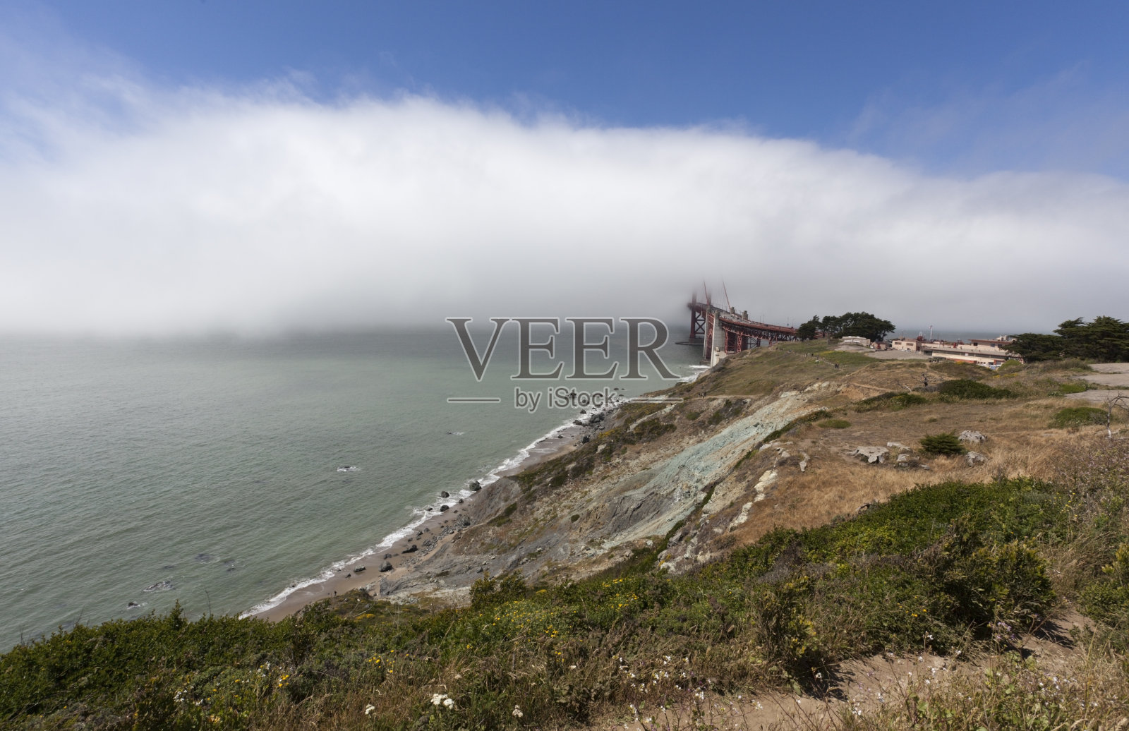 雾蒙蒙的普雷西迪奥照片摄影图片