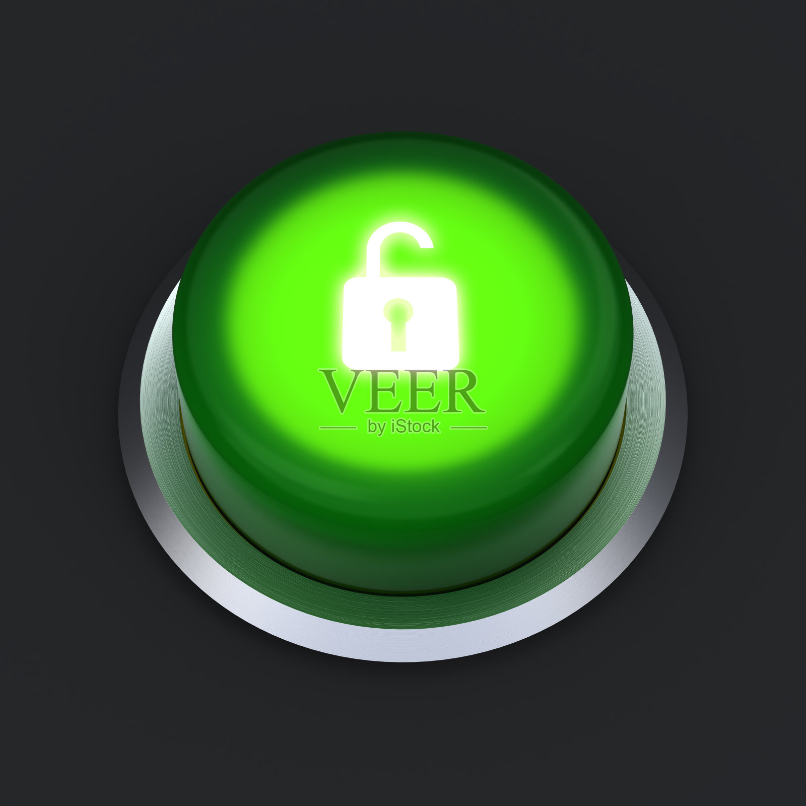 解锁按钮插画图片素材