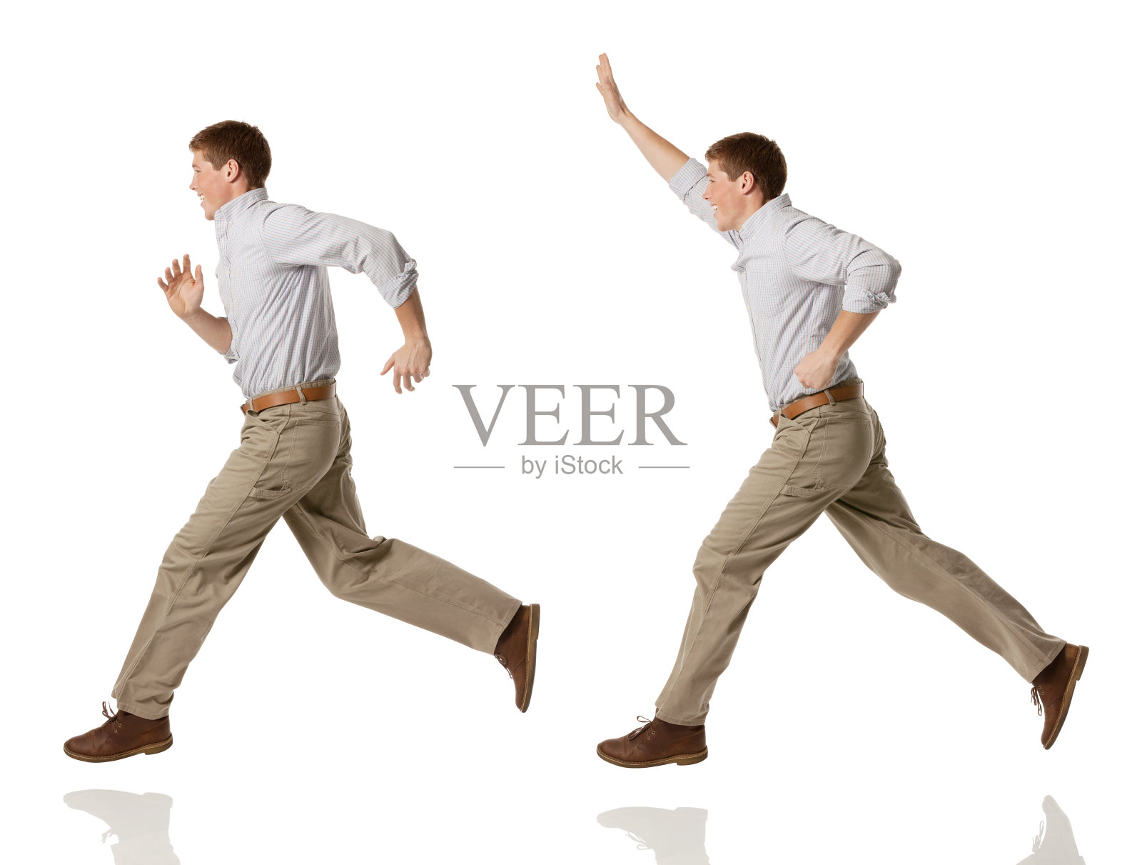 多幅商人跑步的画面照片摄影图片