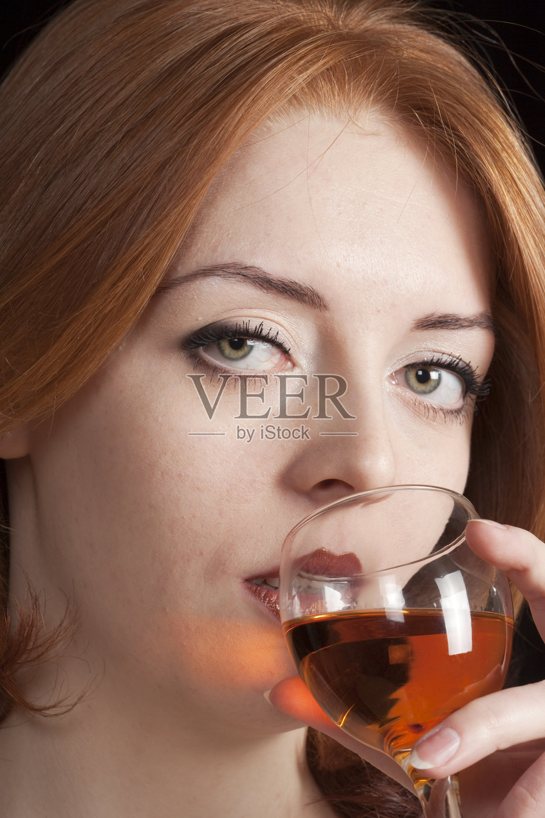 绿眼睛:红头发照片摄影图片