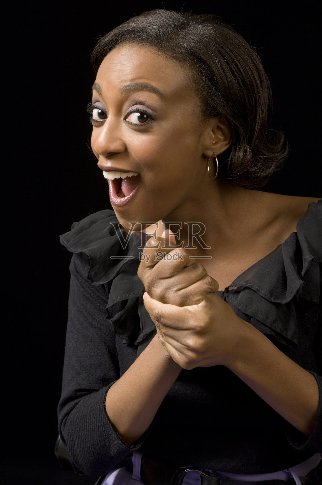 兴奋的女人照片摄影图片