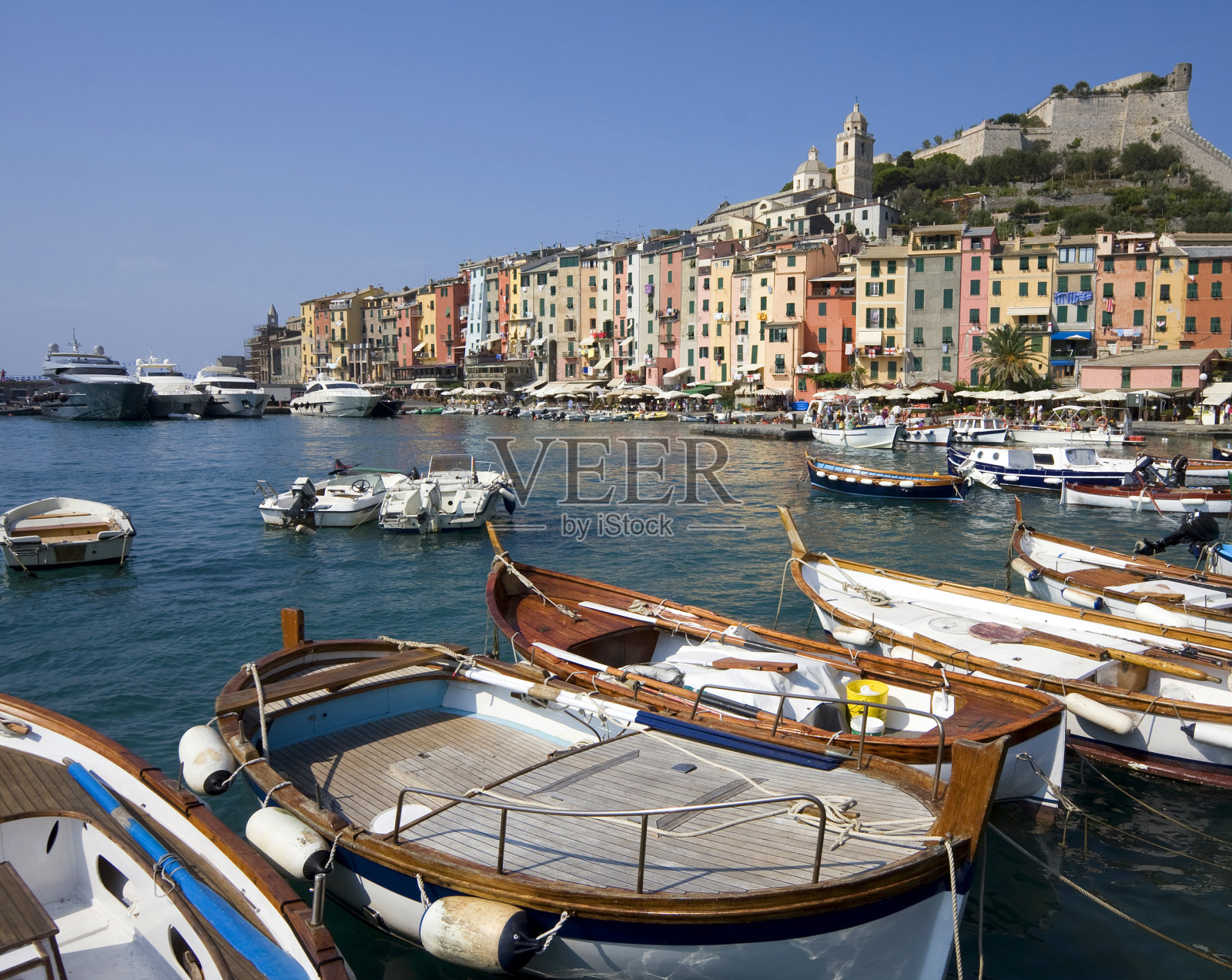 Portovenere港口、意大利照片摄影图片