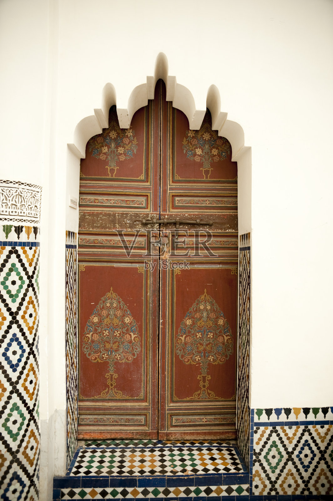 马拉喀什博物馆大门照片摄影图片