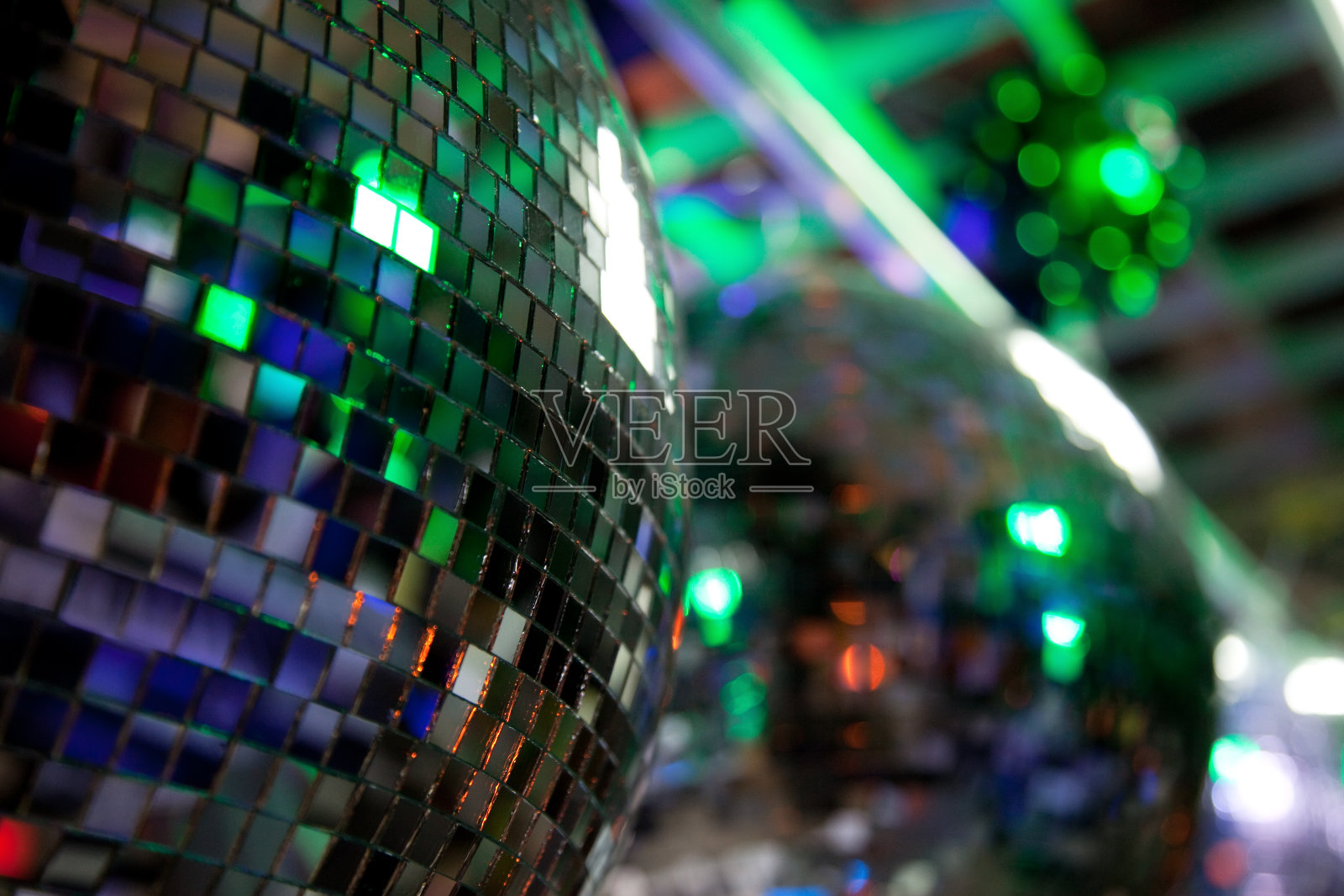 镜子迪斯科球照片摄影图片