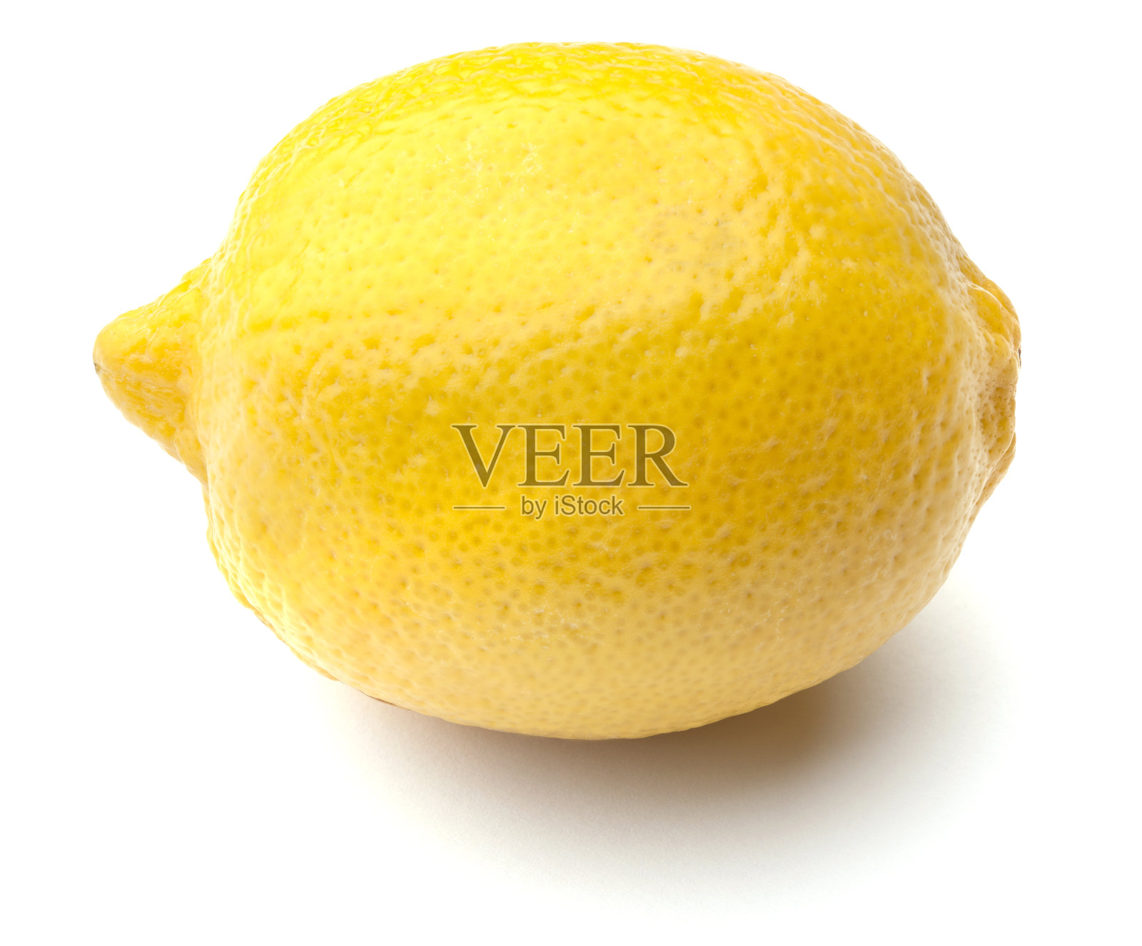 整个新鲜柠檬孤立在白色背景照片摄影图片