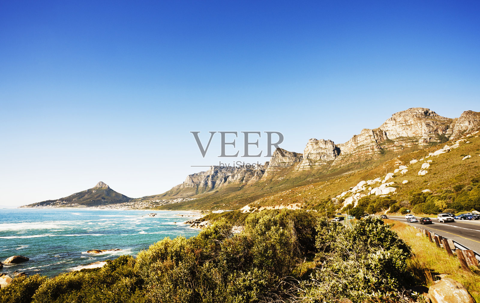 经过十二使徒号前往开普敦和狮头照片摄影图片