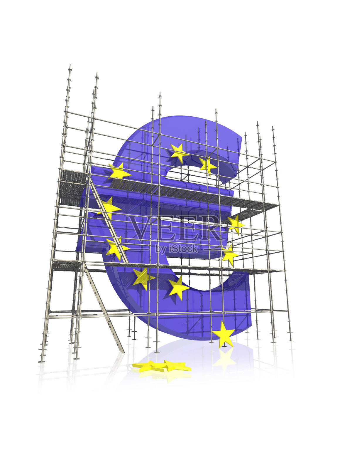 欧元的重建照片摄影图片