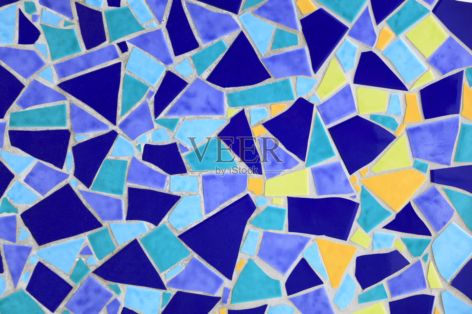马赛克瓷砖的细节。照片摄影图片