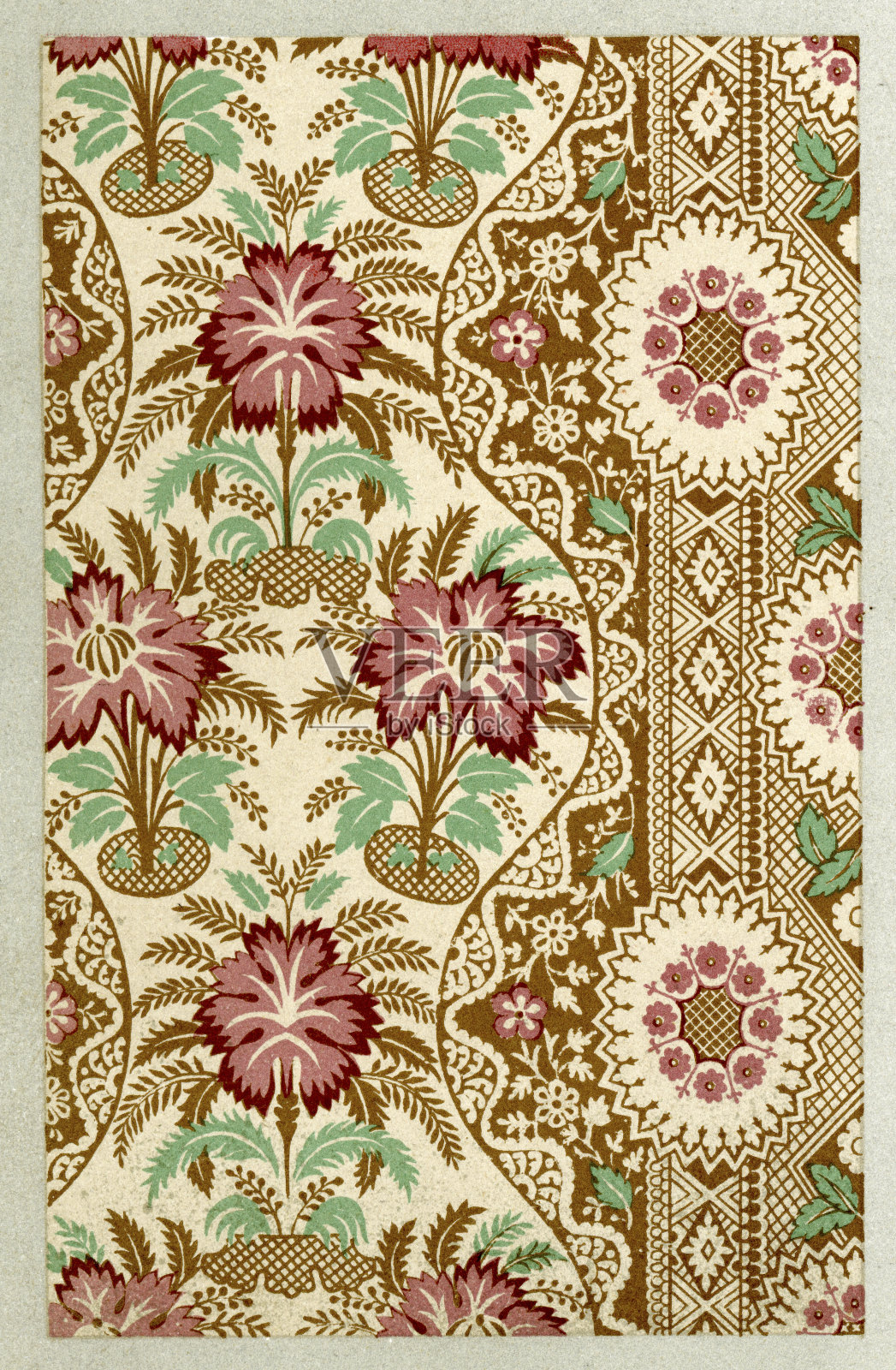 花边图案- 17世纪插画图片素材