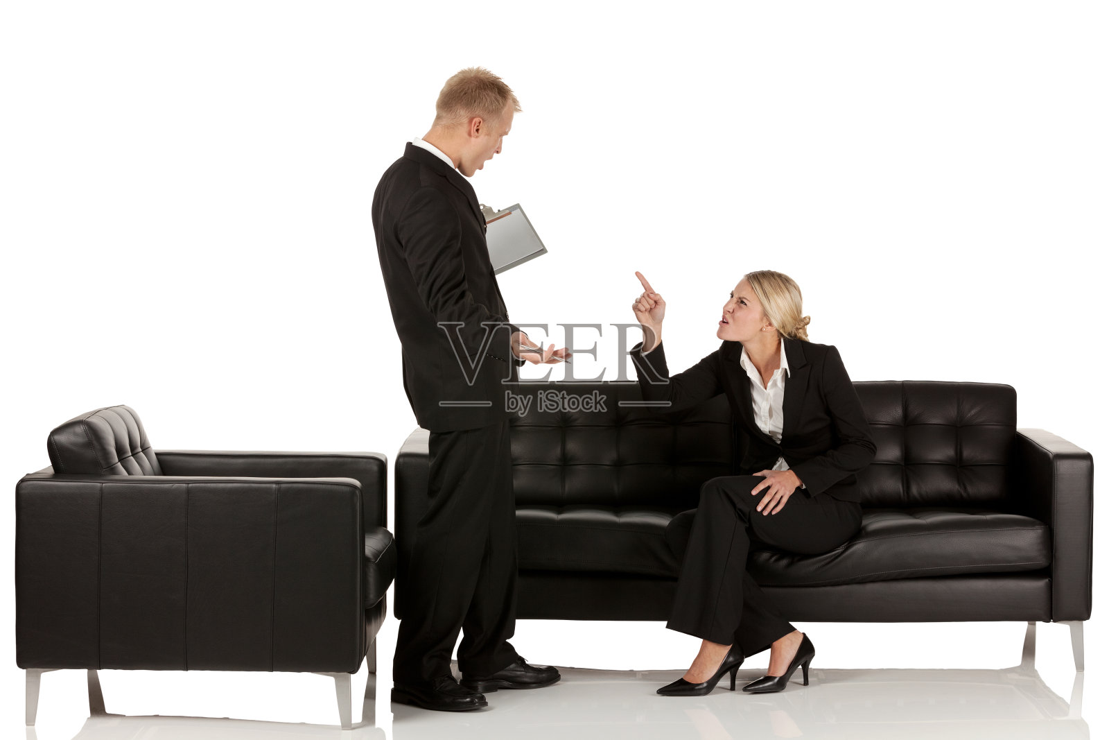 企业高管之间的争论照片摄影图片