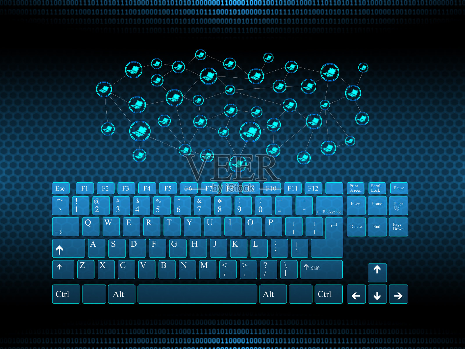 互联网通信数字概念照片摄影图片