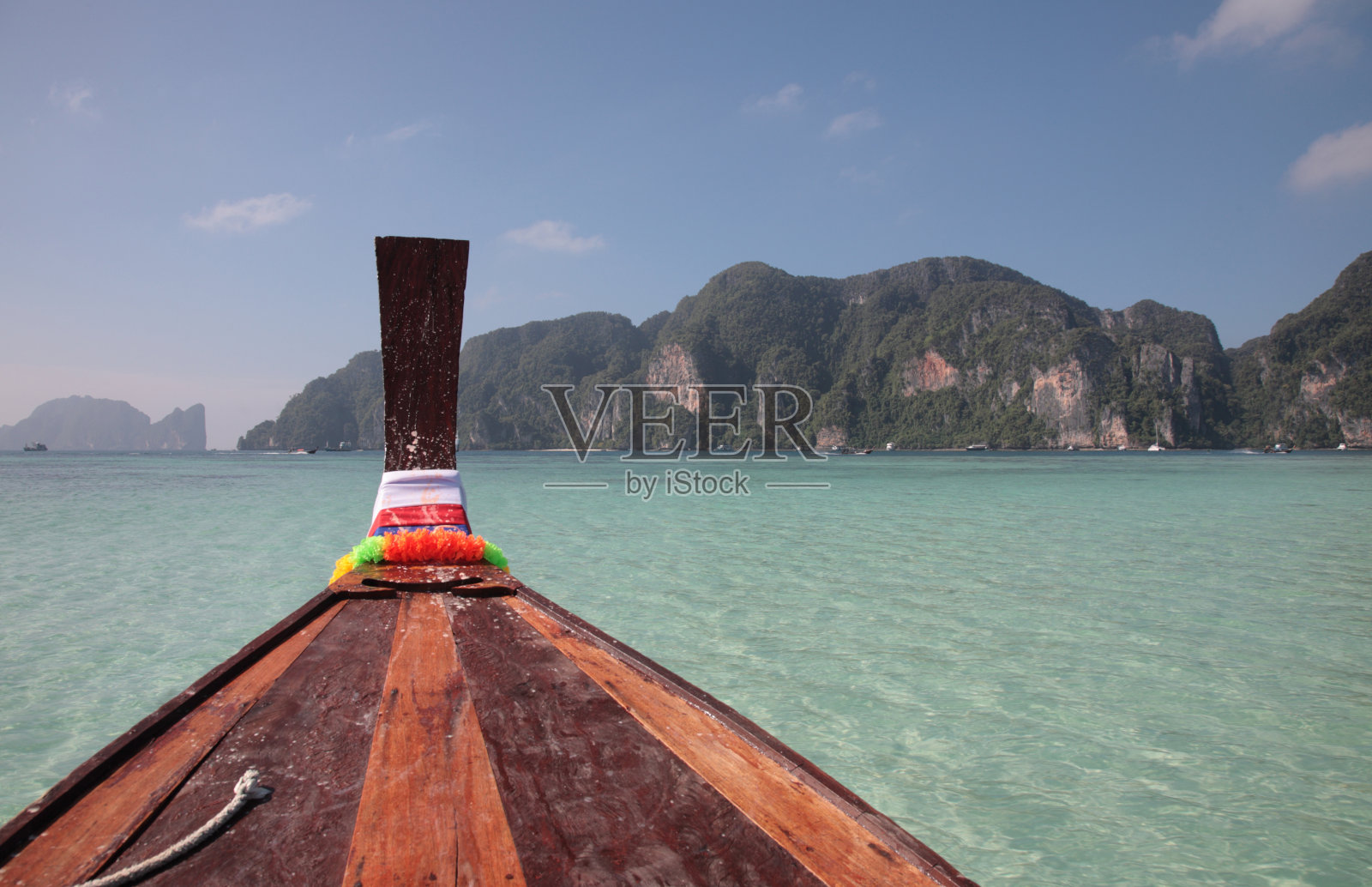 长尾船照片摄影图片