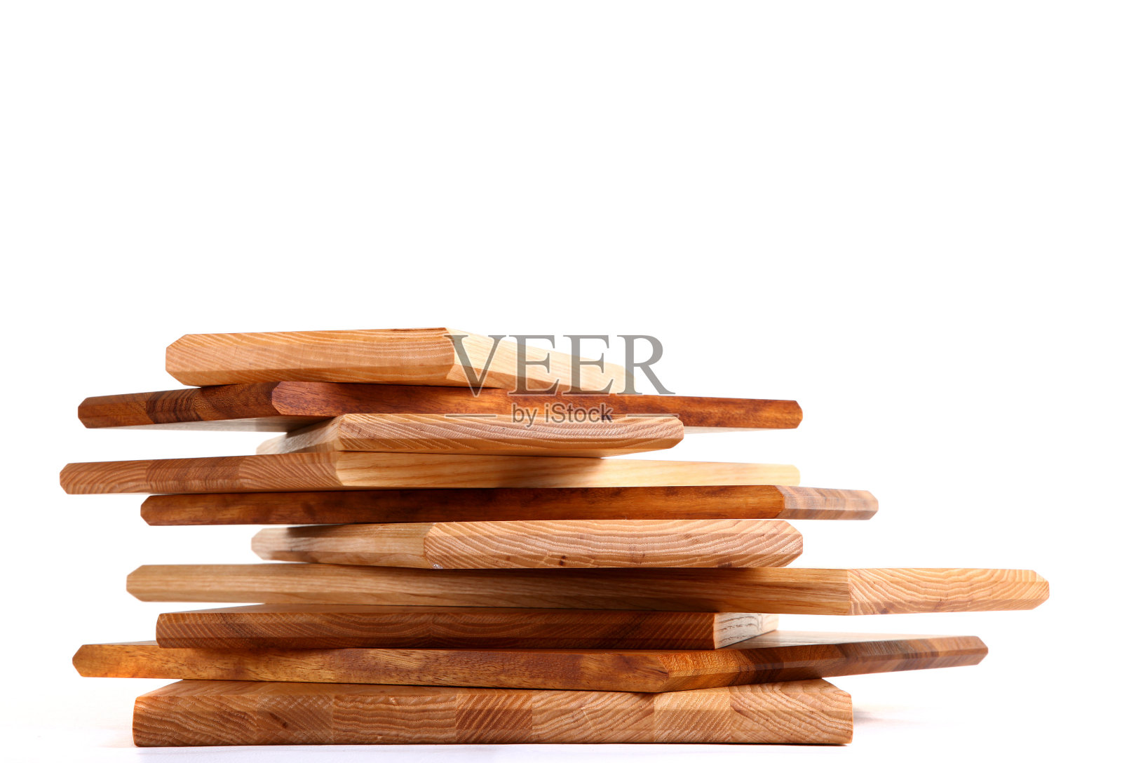 一堆木砧板照片摄影图片