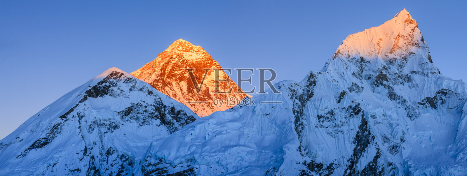 日落在世界之巅37MPix XXXXL珠穆朗玛峰照片摄影图片