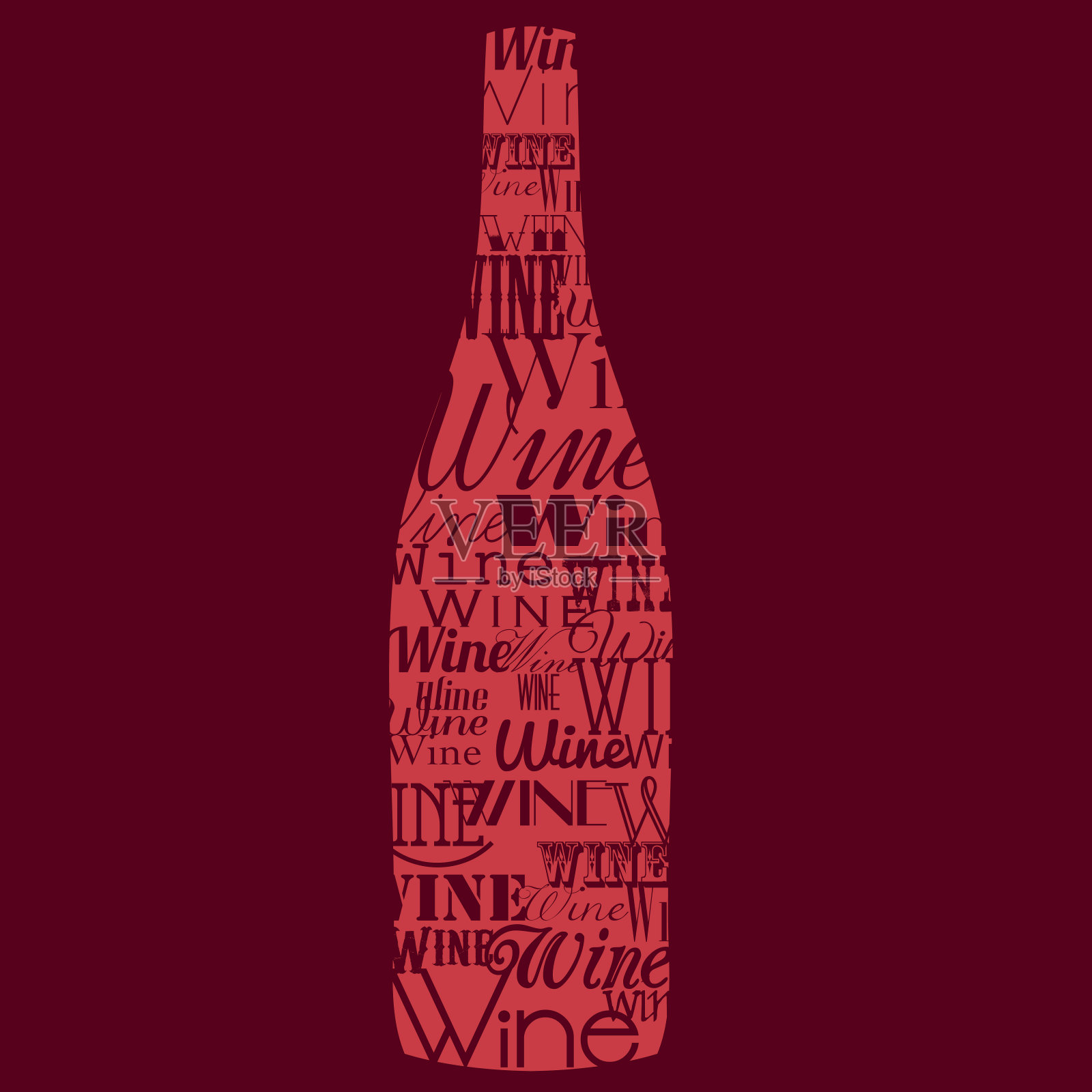 酒瓶插画图片素材