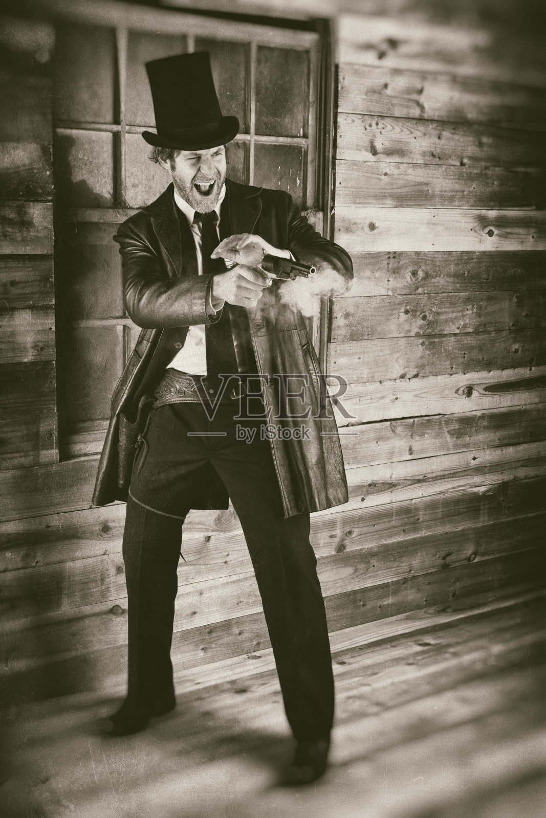 美国法警，19世纪60年代照片摄影图片