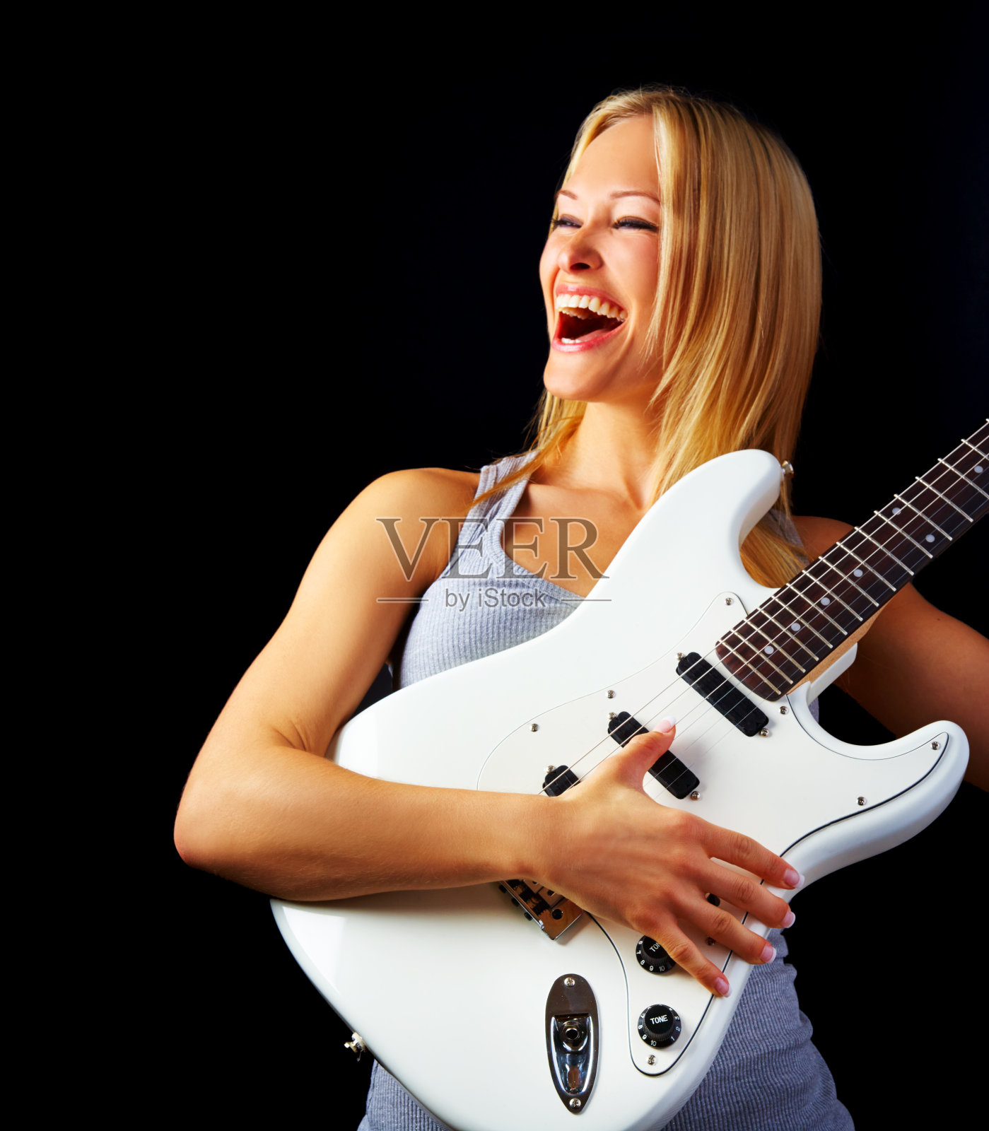 摇滚明星正在形成照片摄影图片