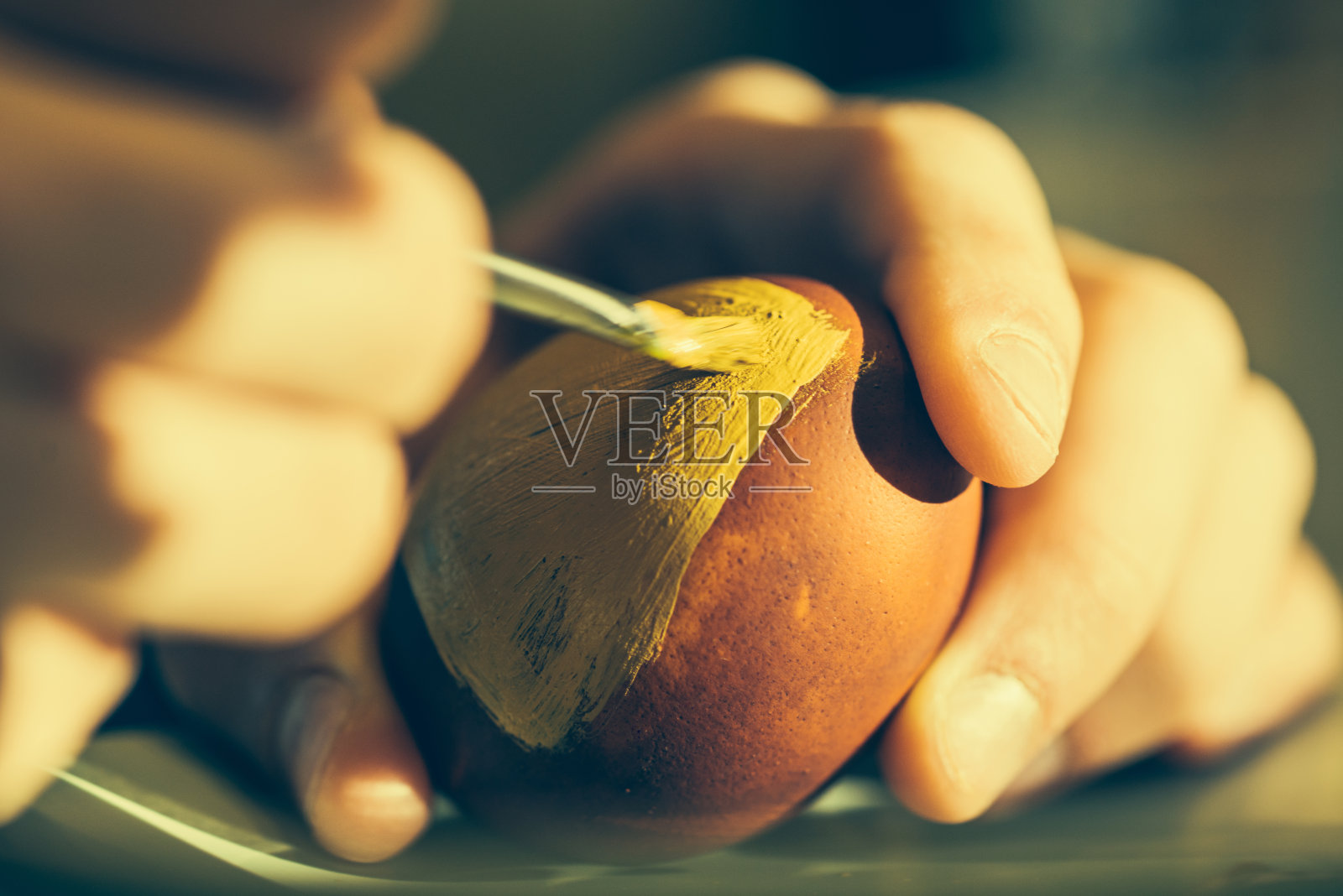 自制的复活节彩蛋照片摄影图片