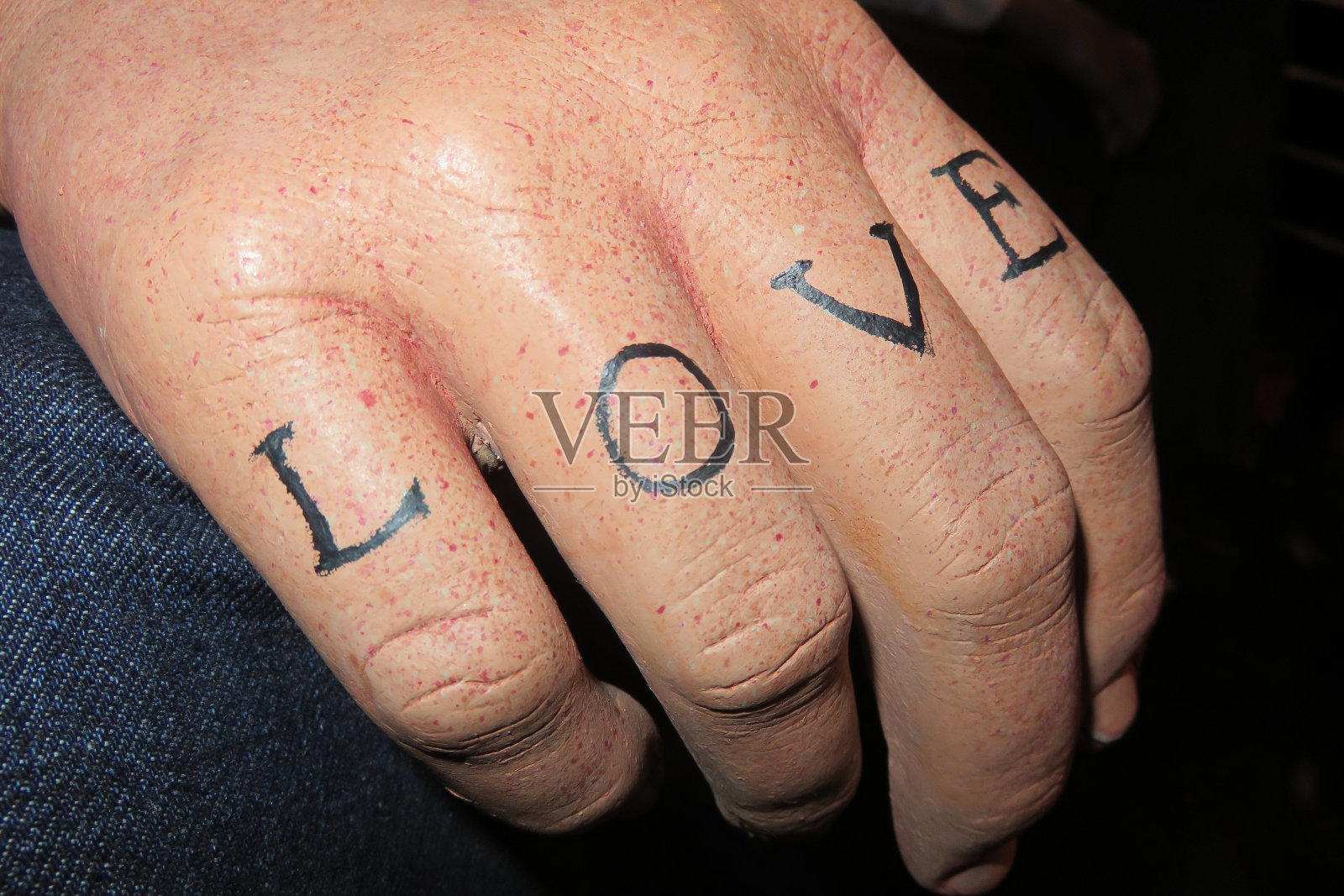 爱情纹身照片摄影图片