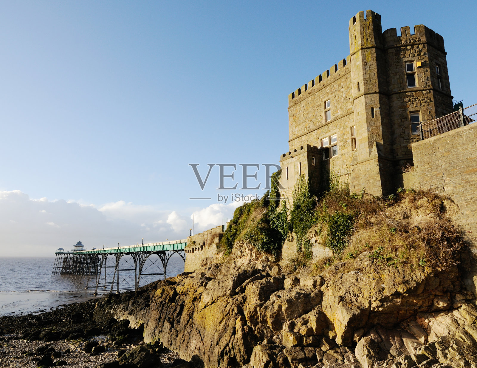 克利夫登码头照片摄影图片