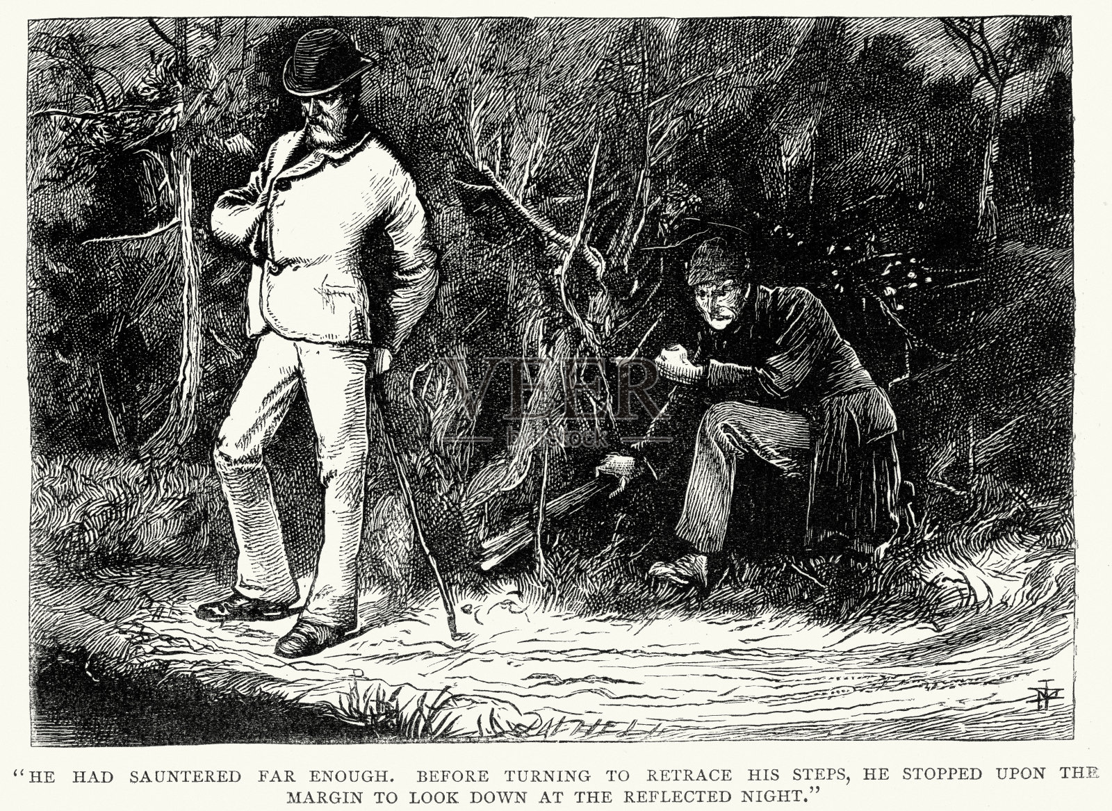 查尔斯·狄更斯的《我们共同的朋友插画图片素材