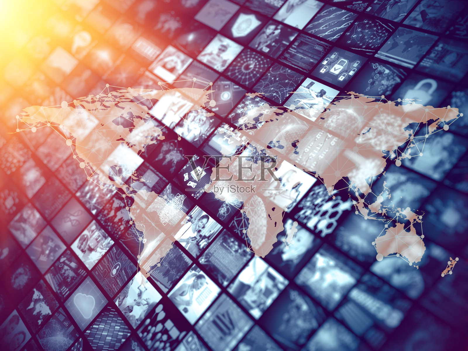 媒体概念智能电视照片摄影图片