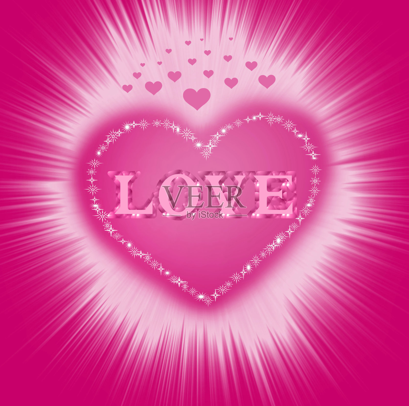 心的形状插画图片素材